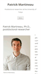 Mobile Screenshot of p-martineau.com